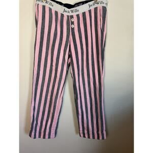 Jack Wills University Outfitters Women's Stripe Pajama bottoms Sz 6 Y2K Vintage